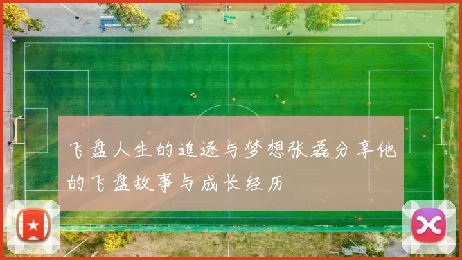 飞盘人生的追逐与梦想张磊分享他的飞盘故事与成长经历